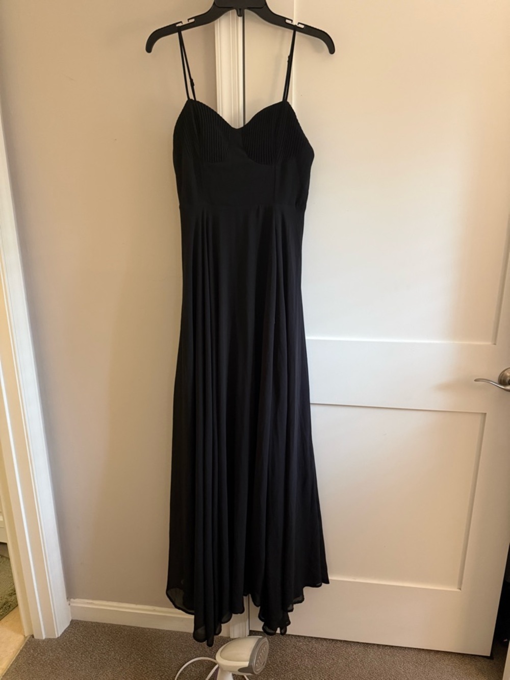Lulu's Black Spaghetti Strap Maxi Dress